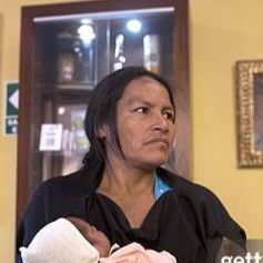 Foto de Julia Pérez Gonzales, viuda del defensor asesinado Edwin Chota